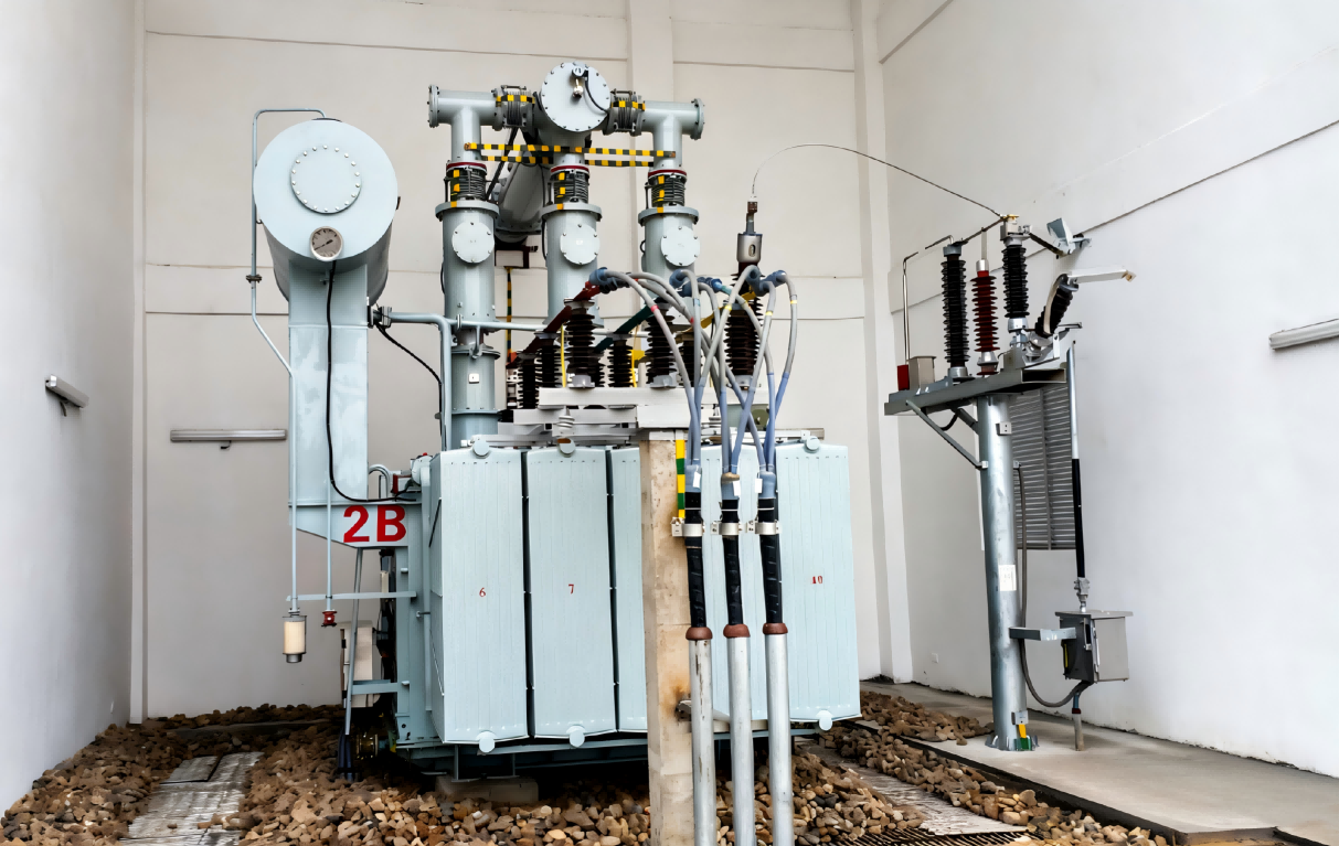 126kV Oil-SF6 Bushing in Operation at Jiangxi Jiepai Hydropower Station — Image 2