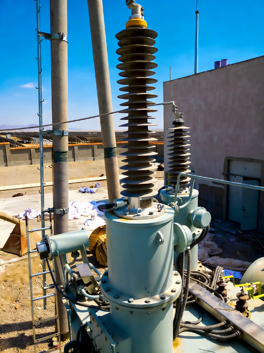 126kV Transformer Bushing in Operation at Xinjiang Project — Image 6