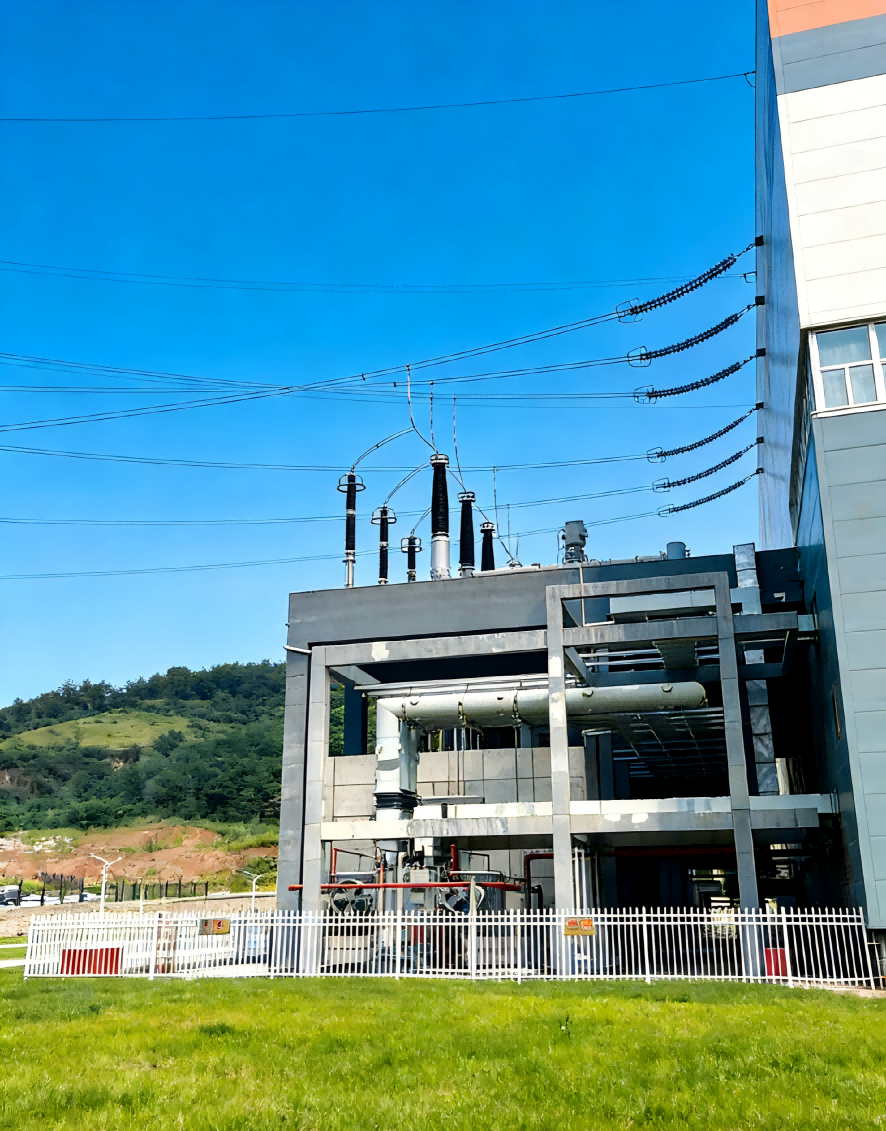 330kV GIS Bushing in Operation at Shaanxi Linyou 2×350MW Coal-Fired Power Plant — Image 3