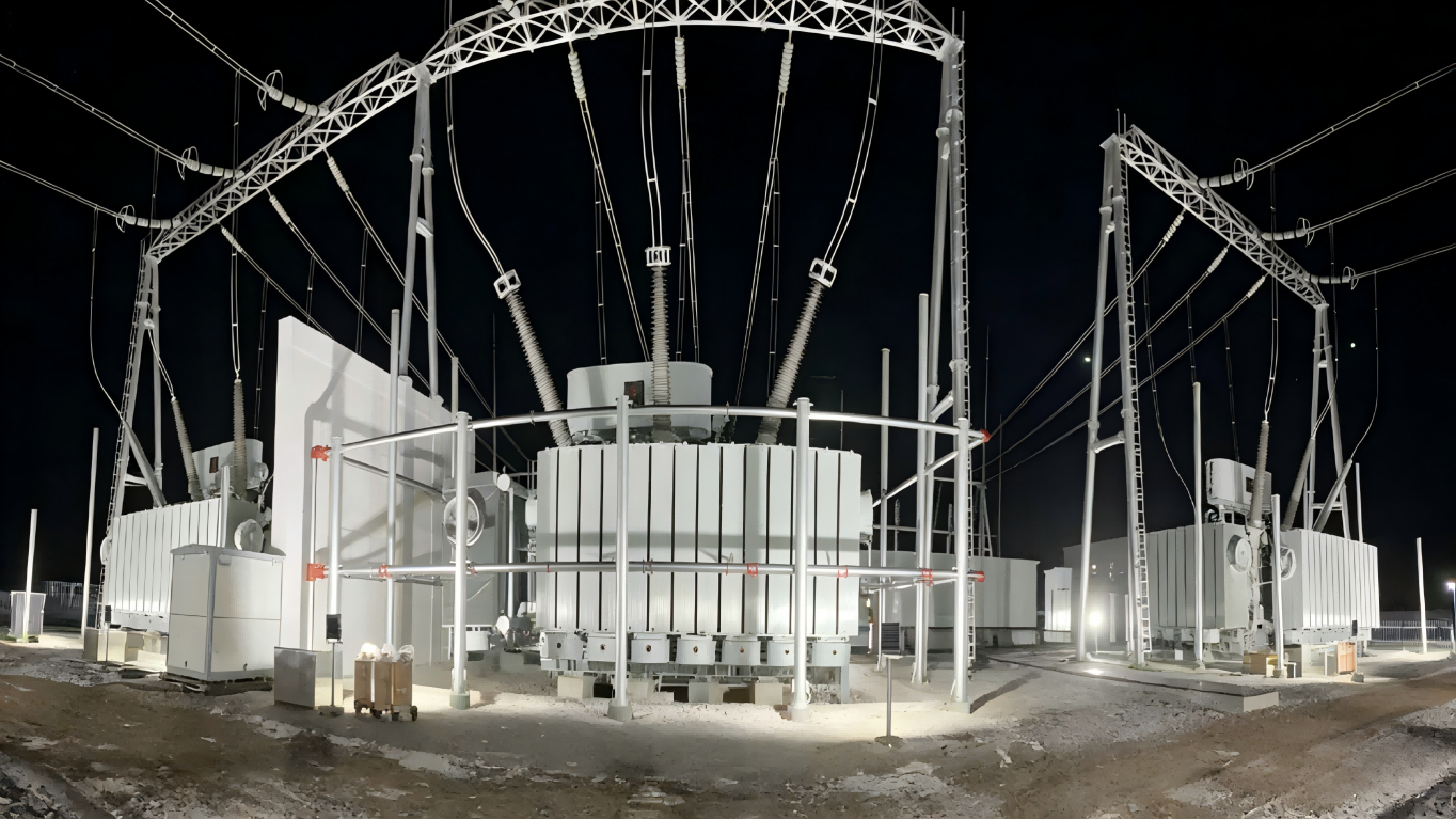 330kV Transformer Bushing for Gansu Longyuan 500MW Photovoltaic Desert Control Project — Image 2